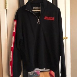 3/4 zip Super Nintendo Sweater
